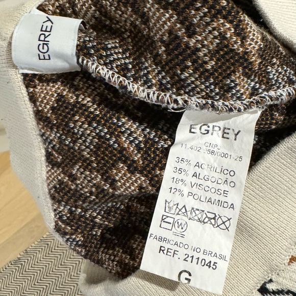 Egrey Stretch Patterned pants - Picture 4 of 6